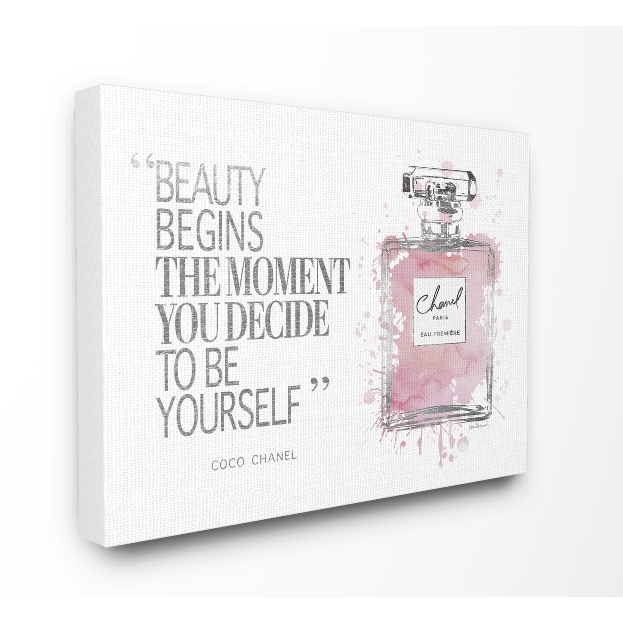 Stupell Beauty Begins Fashion Perfume Wall Art - On Sale - Bed Bath &  Beyond - 20256525