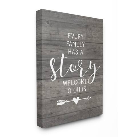 Stupell Industries Every Family Has A Story Wall Art