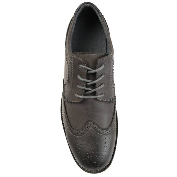 Shop Vance Co Men S Drake Comfort Sole Genuine Leather Wingtip