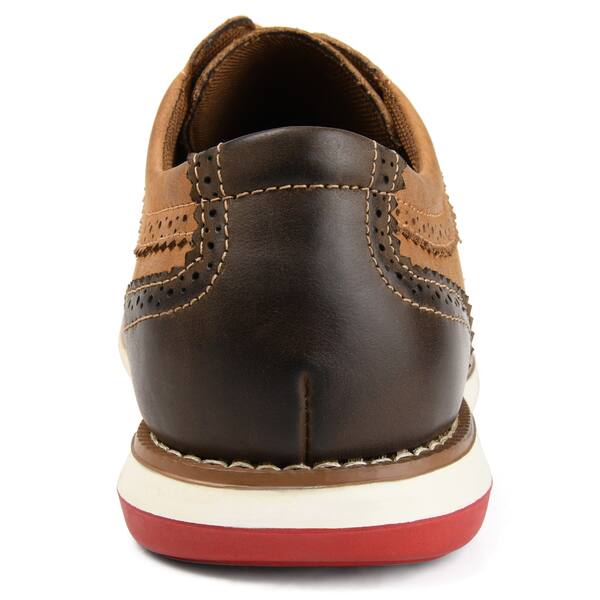 Shop Vance Co Men S Drake Comfort Sole Genuine Leather Wingtip