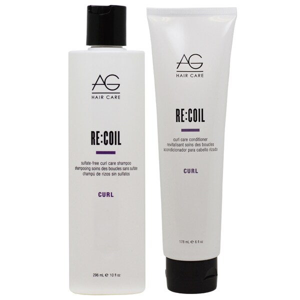 Shop AG Hair Curl Recoil Shampoo 10-ounce & 6-ounce Conditioner Duo