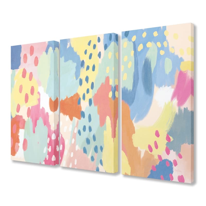 Stupell Bright Life Abstract 3 Pc. Wall Art Set - Bed Bath & Beyond ...