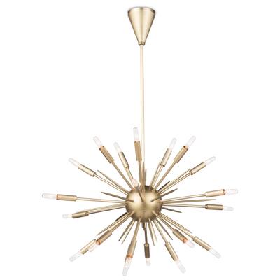 Nebula Chandelier Small (Natural Brass)