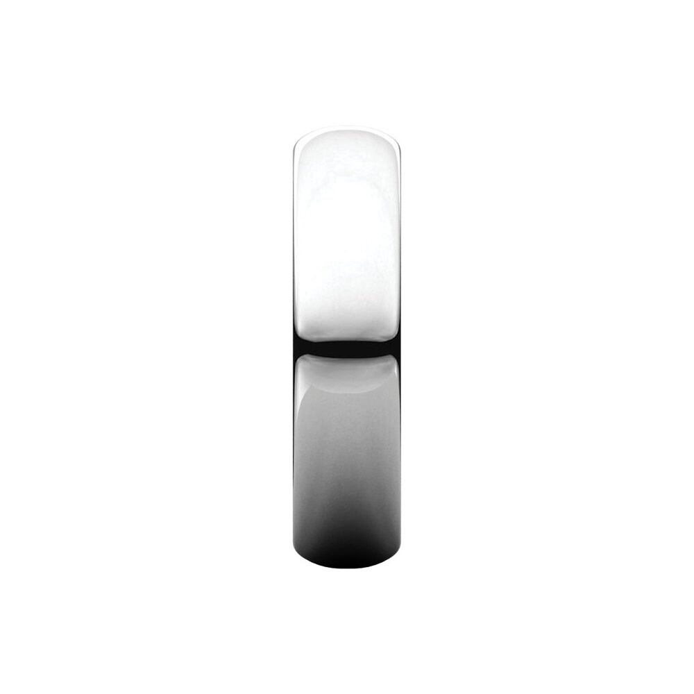 Full /& Half Sizes 14k White Gold 2mm Light Half Round Wedding Ring Band Size 4-14