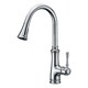 preview thumbnail 1 of 6, ANZZI Luna Single Handle Pull-Down Sprayer Kitchen Faucet in Polished Chrome - Polished chrome
