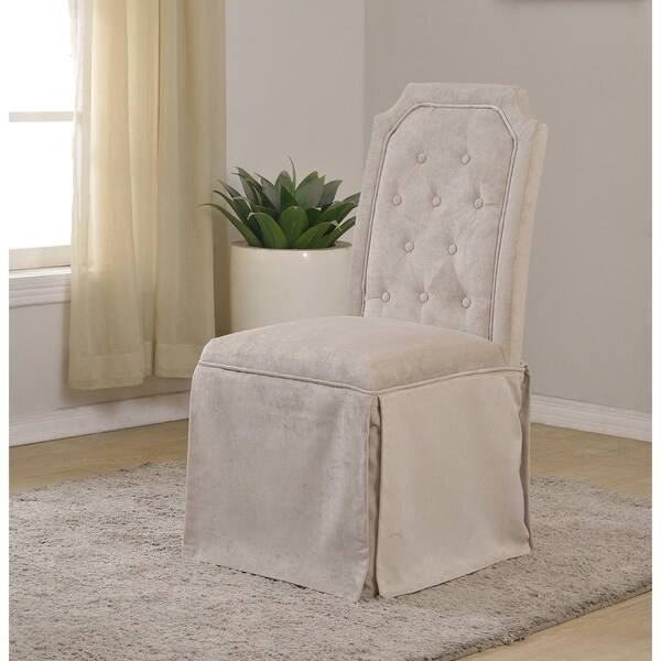 Shop Best Master Furniture Skirted Upholstered Side Chairs ...