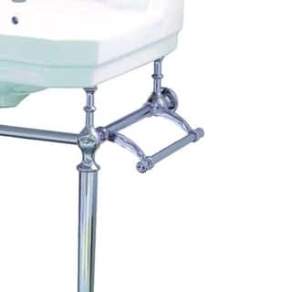 slide 3 of 2, Victoriahaus Bath Console Single Basin - Vitreous China - Assembly Required