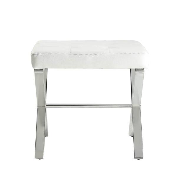 Shop Silver Orchid Bennett Vanity Bench Overstock 22622365