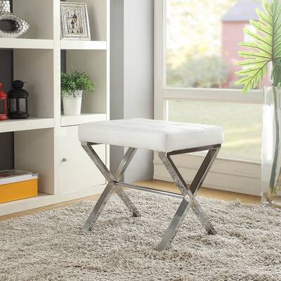 Silver Orchid Bennett Vanity Bench