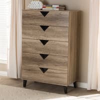 Carson Carrington Dragor Contemporary 5-drawer Chest