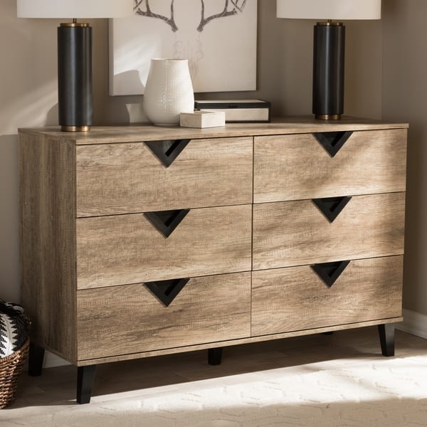 Shop Carson Carrington Dragor Contemporary 6 Drawer Dresser On