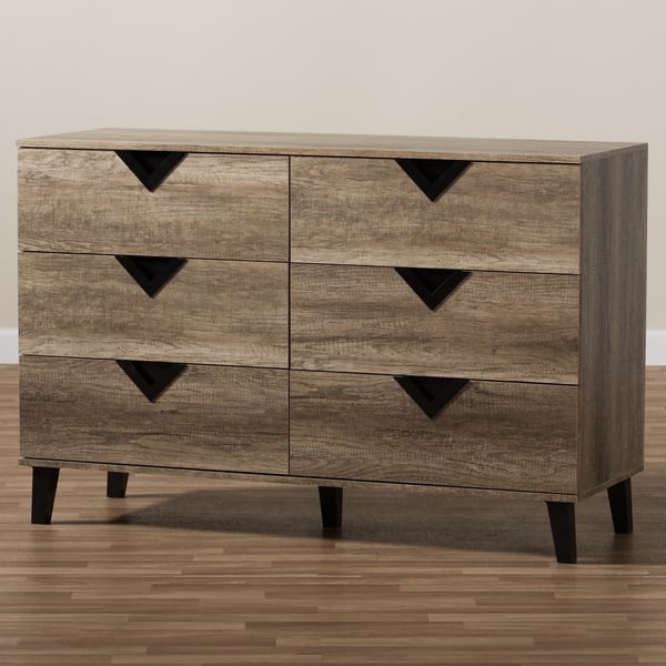 Shop Carson Carrington Dragor Contemporary 6 Drawer Dresser On