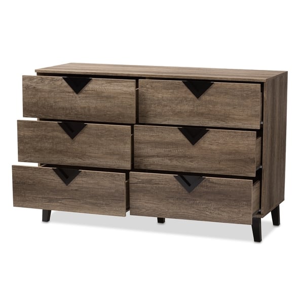 Shop Carson Carrington Dragor Contemporary 6 Drawer Dresser On