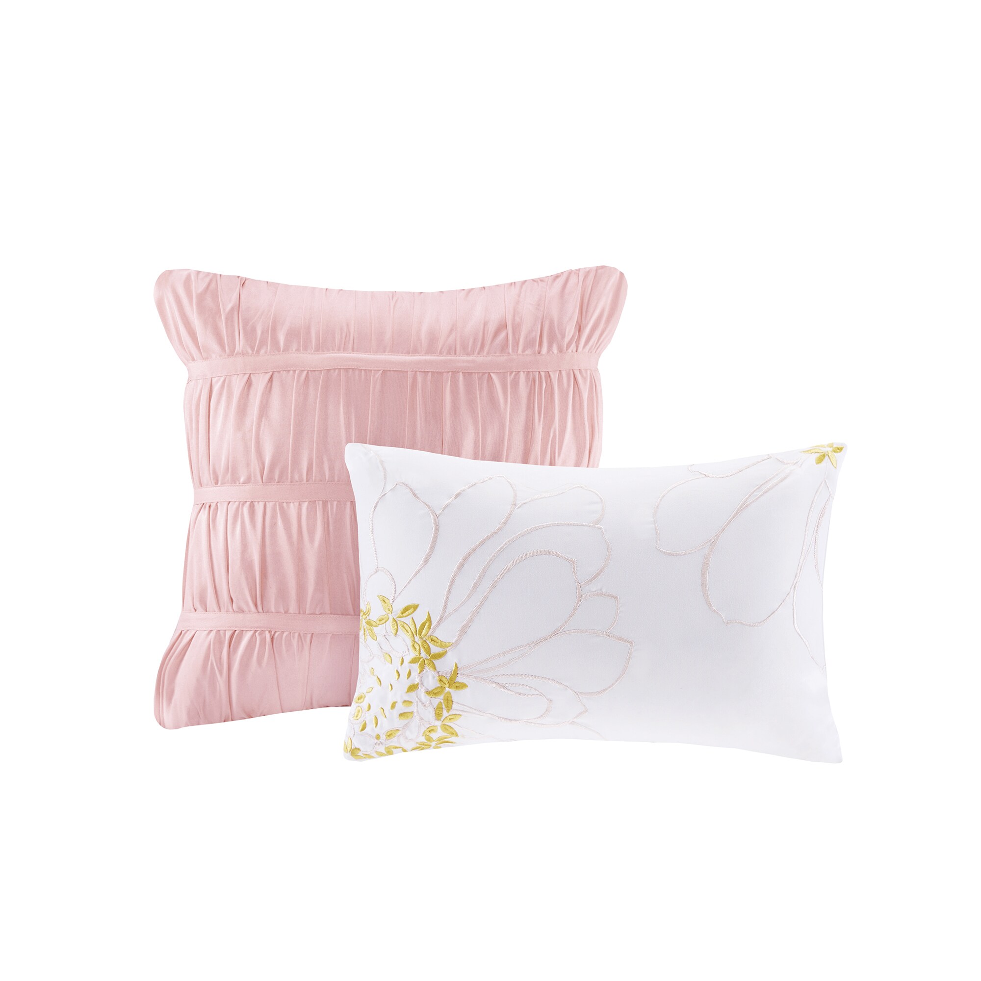 Shop Intelligent Design Demi Blush 5 Piece Ruffle Comforter Set