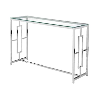 Best Master Furniture Silver Sofa Table