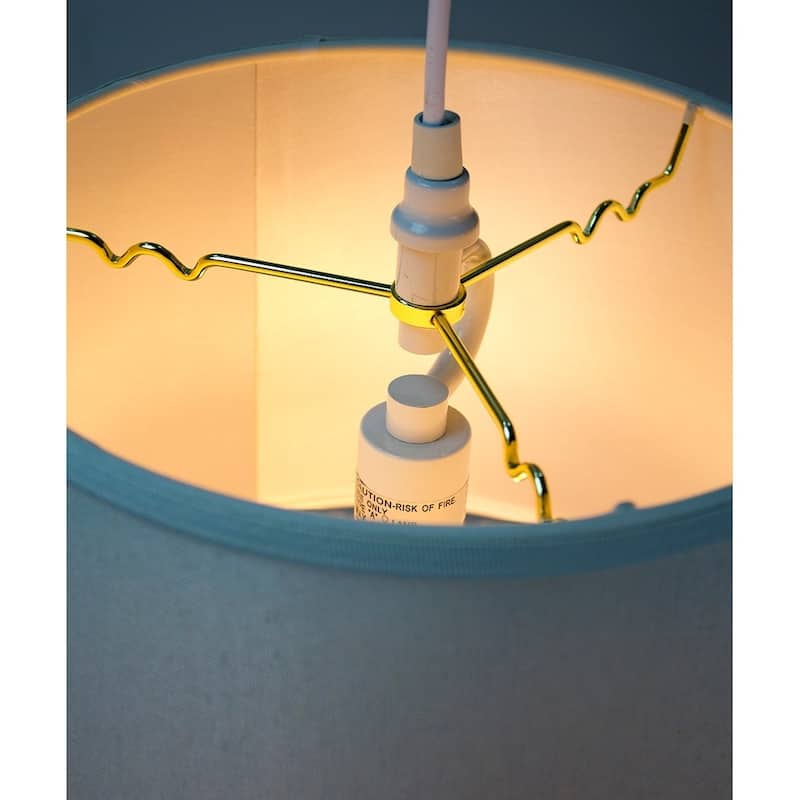 Swag Lampshade Conversion Kit White