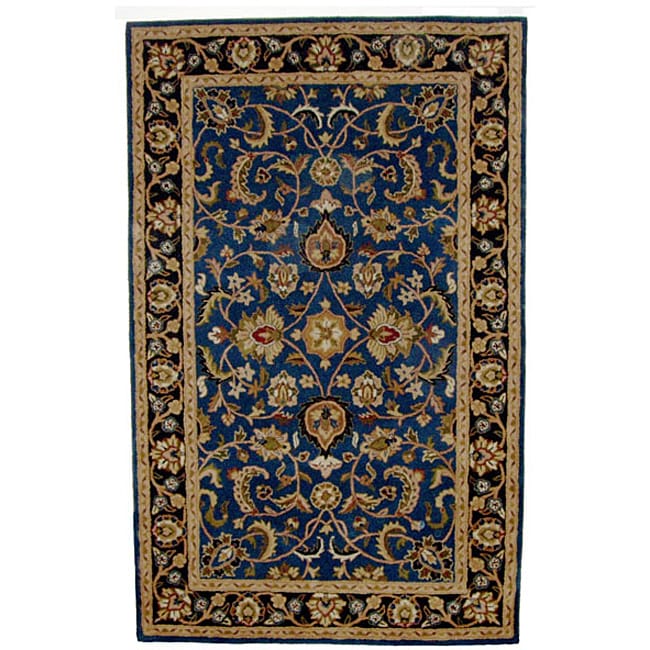 Hand tufted Mahal Wool Rug (5 X 8)