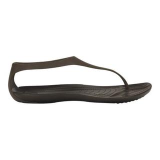 crocs women's sexi flip sandal espresso