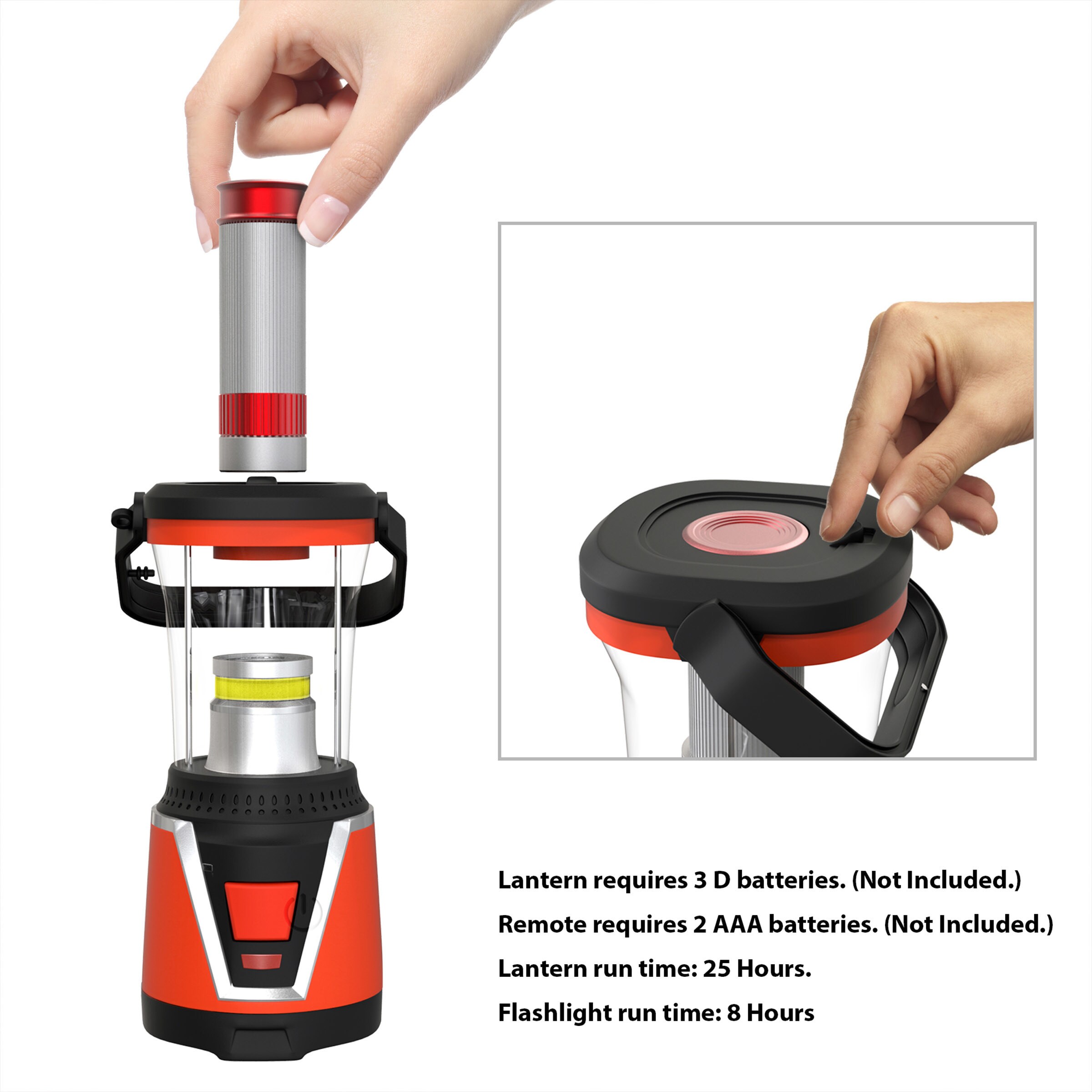 remote camping lantern