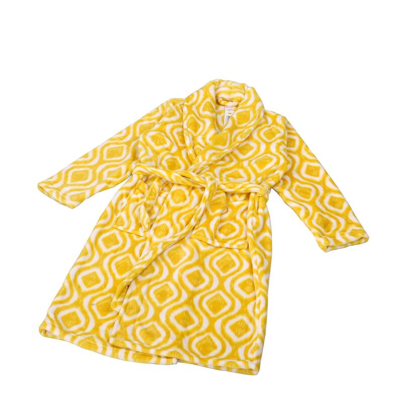 Home Soft Things Men & Women Bathrobe Printed Flannel Fleece Cloth