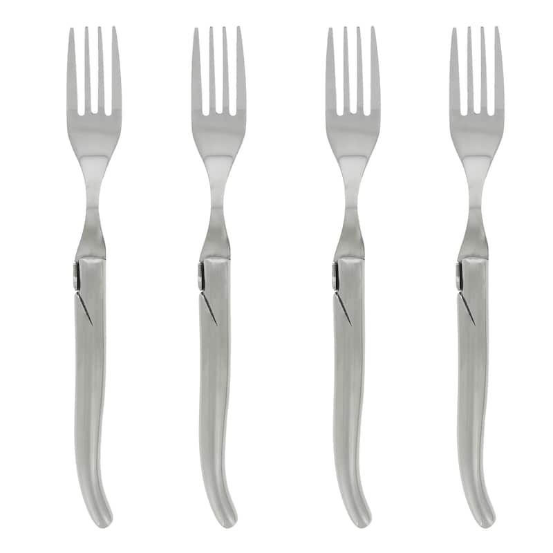 French Home Set of 4 Laguiole Connoisseur Stainless Steel Steak Forks