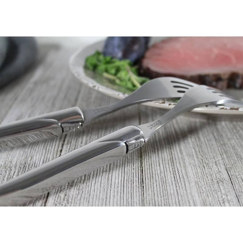 French Home Set of 4 Laguiole Connoisseur Stainless Steel Steak Forks