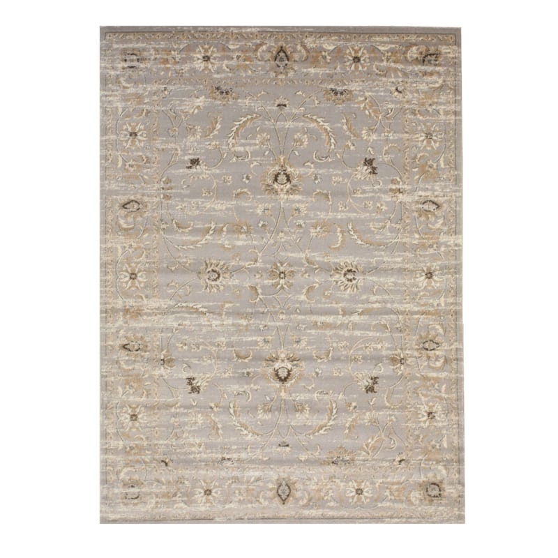 Gray Distressed Bohemian Isabella Rug - 7'10" x 9'10"