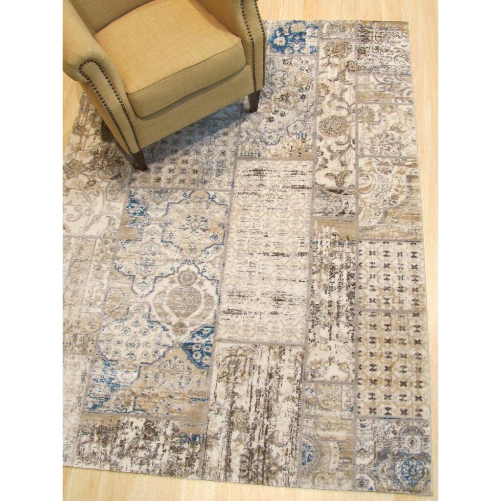 Ivory Capella Rug by , Stylish and Durable Area Rug for Adding Modern Elegance and Comfort to Your Living Room, Bedroom