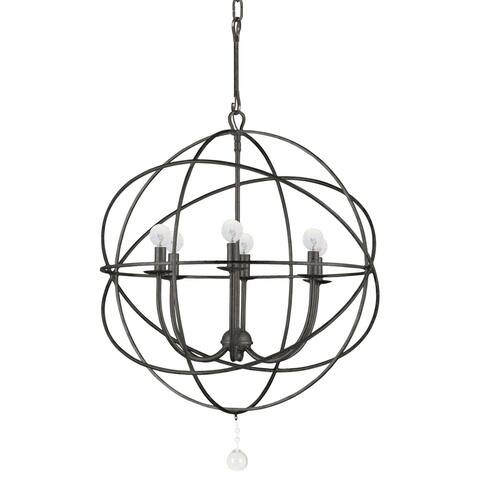 Copper Grove Poltava 6-light English Bronze Globe Chandelier