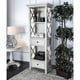 preview thumbnail 1 of 4, Furniture of America Biel Rustic White Solid Wood Storage Bookshelf