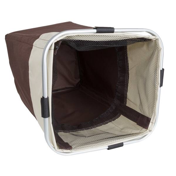 Shop Laundry Hamper Large Collapsible Canvas Clothes Basket With Mesh Drawstring Closure By Windsor Home Overstock 20277592