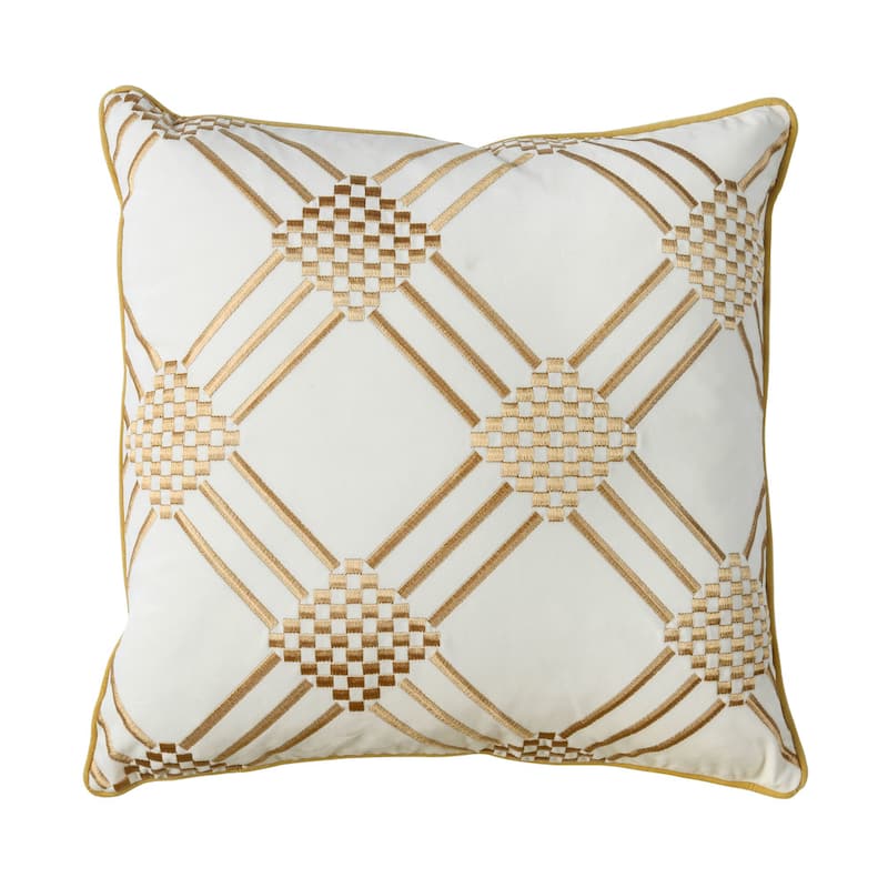 Foe Contemporary Grey Throw Pillows (Set of 2) by Furniture of America