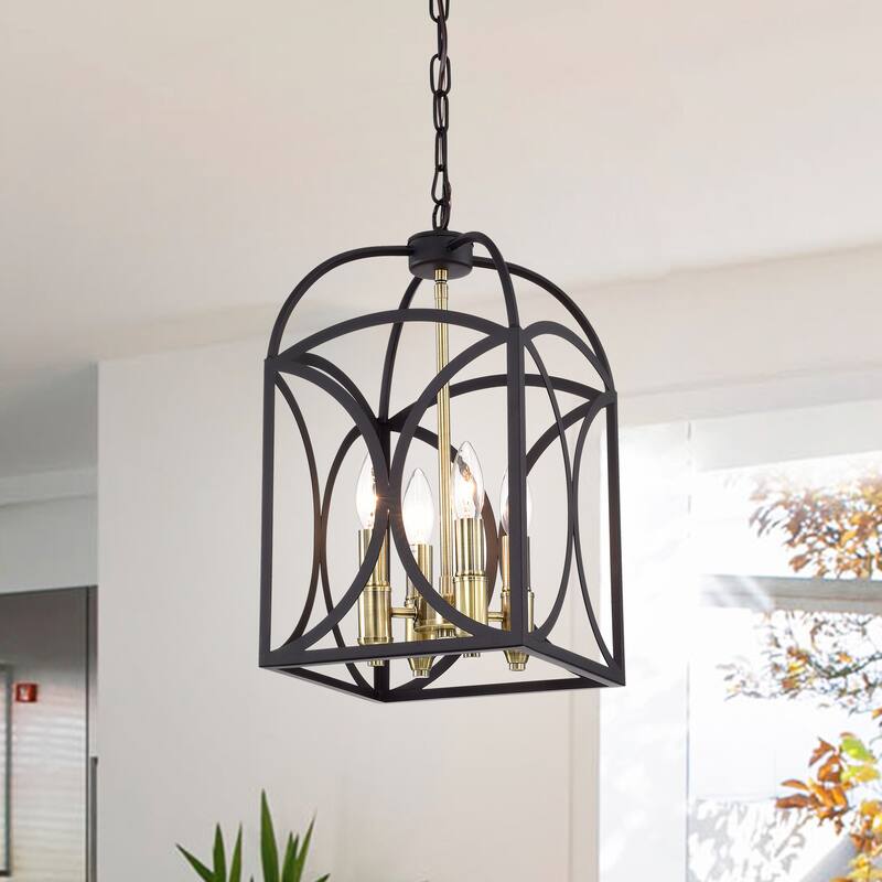 Wenibal 10-Inch Antique Bronze 4-Light Pendant