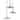 Cheyenne Nickel 3-Lamp Chandelier includes Edison Bulbs