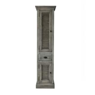 Rustic Bathroom Cabinets Storage Online At Our 79 Rustic Solid Fir Side Cabinet In Grey Finish