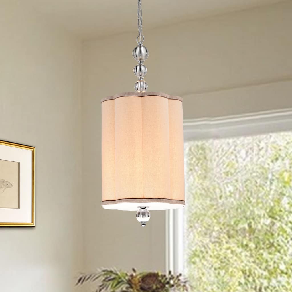 Natch 12-inch Chrome and Glass 4-light Pendant