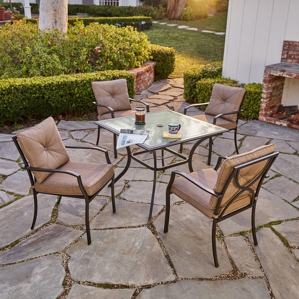 slide 2 of 7, Hanover Palm Bay 5-Piece Dining Set