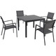 Hanover Naples 5-Piece Square Dining Set - Thumbnail 2
