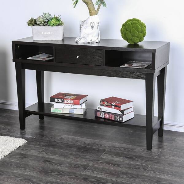 Shop Furniture Of America Miti Contemporary Brown Solid Wood