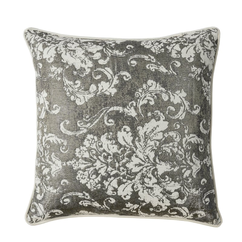 Taiz Victorian Silver Throw Pillows (Set of 2) by Furniture of America