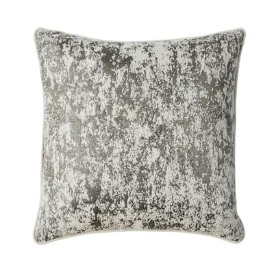 Ana Contemporary Silver Throw Pillows (Set of 2) by Furniture of America