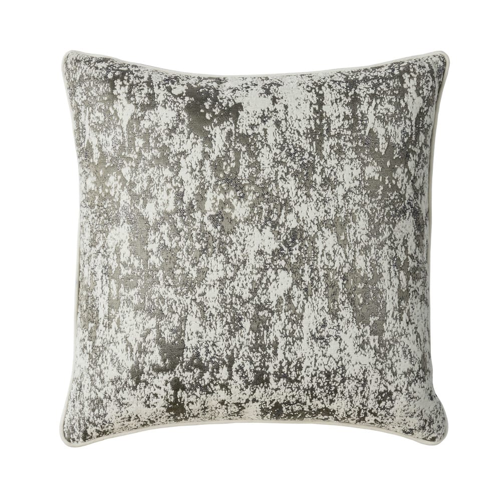 Ana Contemporary Silver Throw Pillows (Set of 2) by Furniture of America