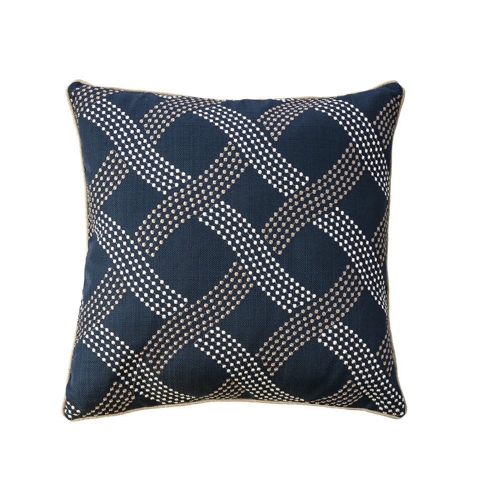 Tral Contemporary Blue Throw Pillows (Set of 2) by Furniture of America