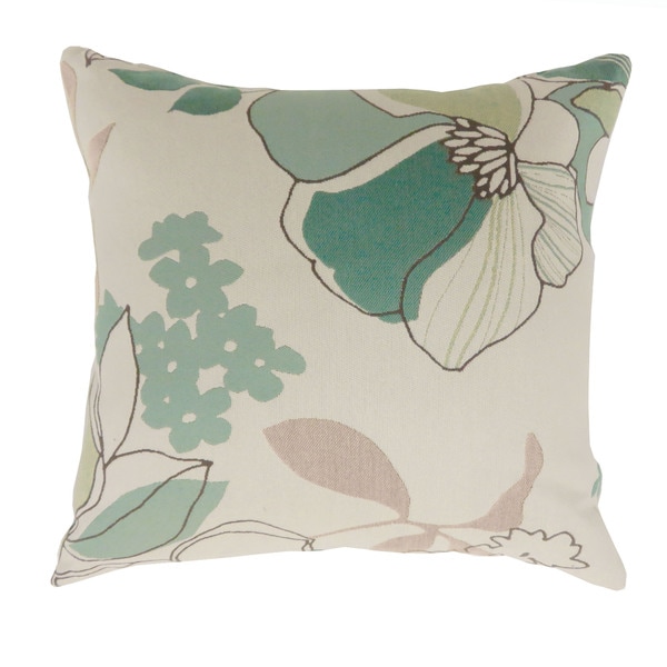 Furniture of America Dith Contemporary Floral Throw Pillows Set of 2