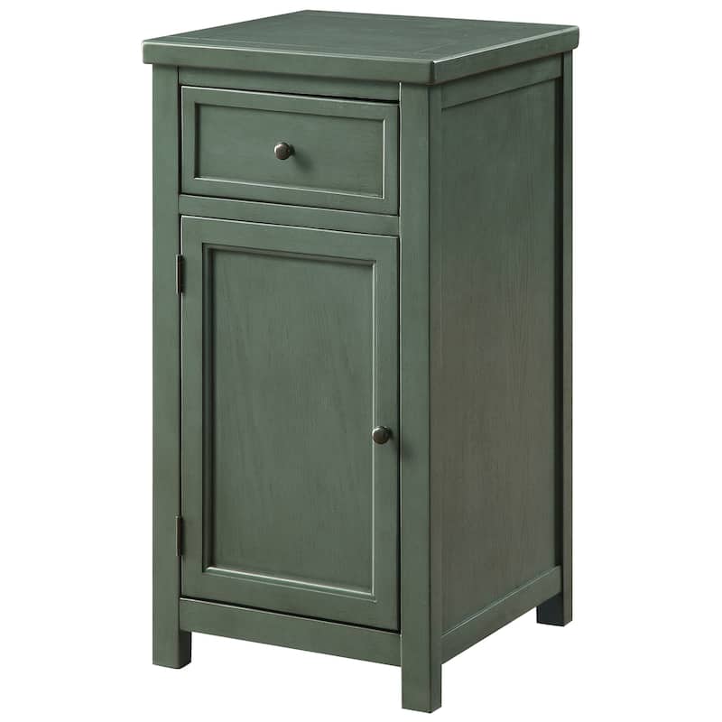 Kae Vintage 18-inch Solid Wood 1-Drawer Side Table by Furniture of America