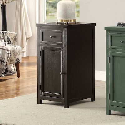 Kae Vintage 18-inch Solid Wood 1-Drawer Side Table by Furniture of America