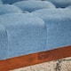 Flavel Tufted Fabric Ottoman Bench by Christopher Knight Home