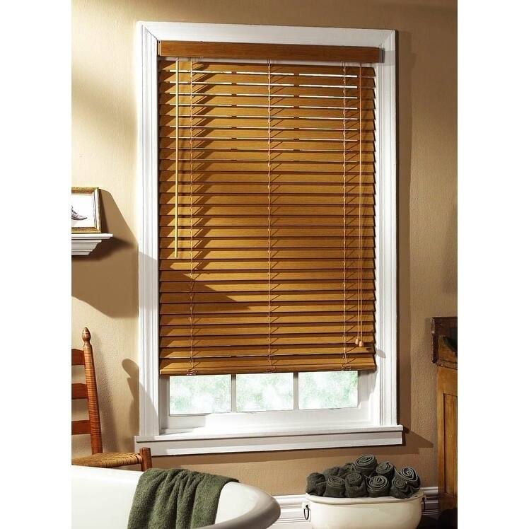 Honey Oak 4-pack Fauxwood Blind