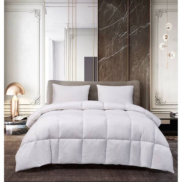 Shop Kathy Ireland 250 Thread Count White Goose Down And Feather