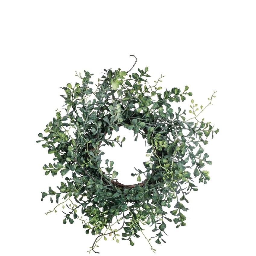 Shop Blue Boxwood Wreath Free Shipping On Orders Over 45